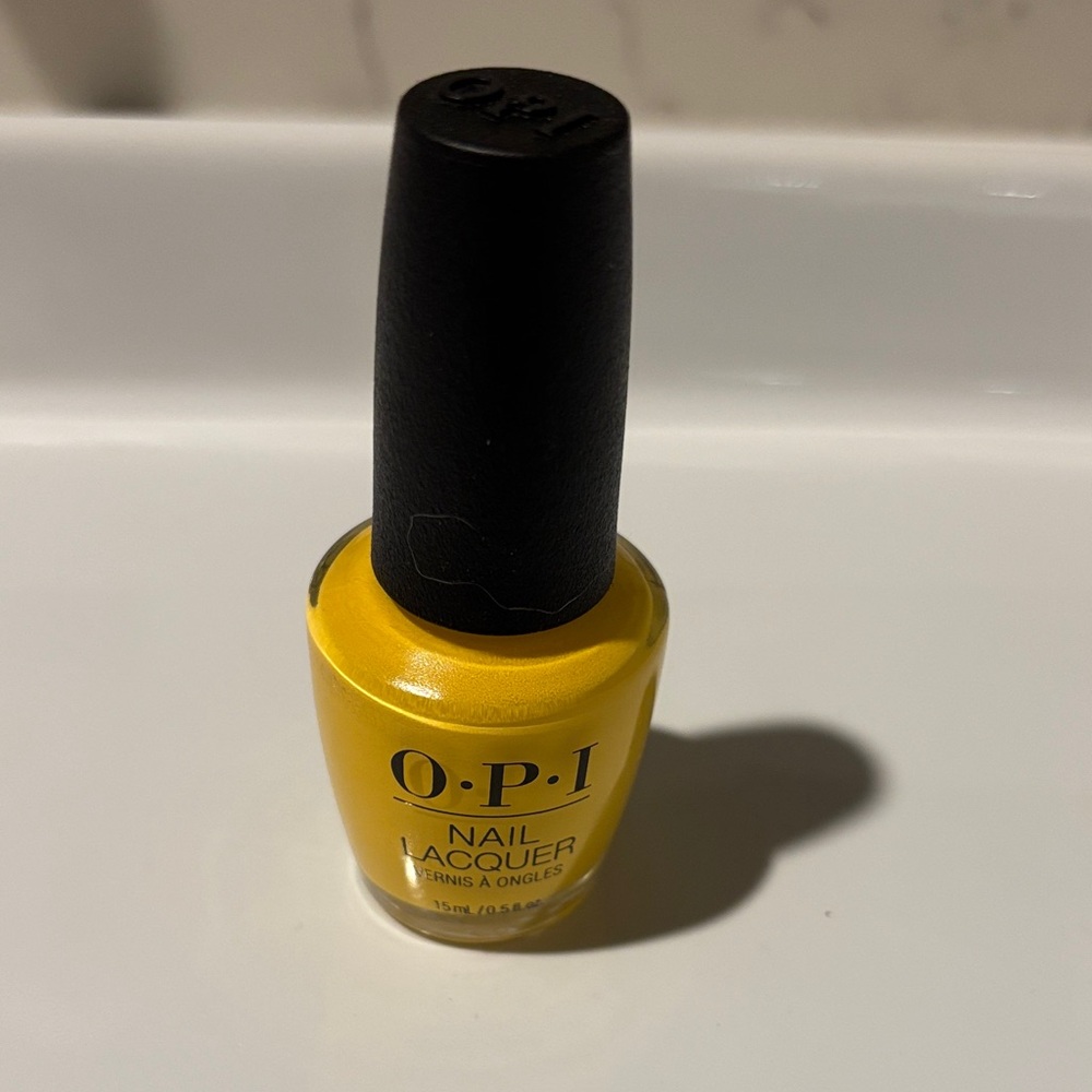 OPI Sunny Yellow Nail Polish exotic birds do not tweet 1140